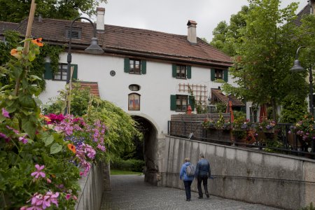 Een stadspoort in Schongau